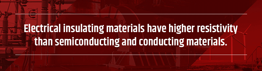 electrical insulating vs conducting materials
